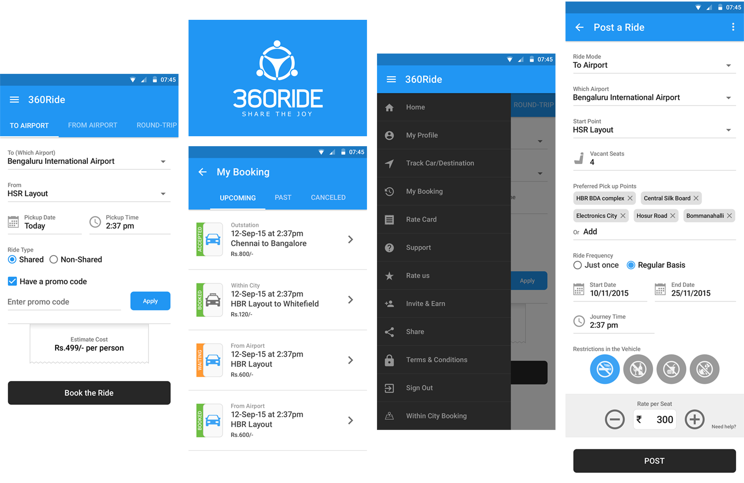 360ride app preview 01