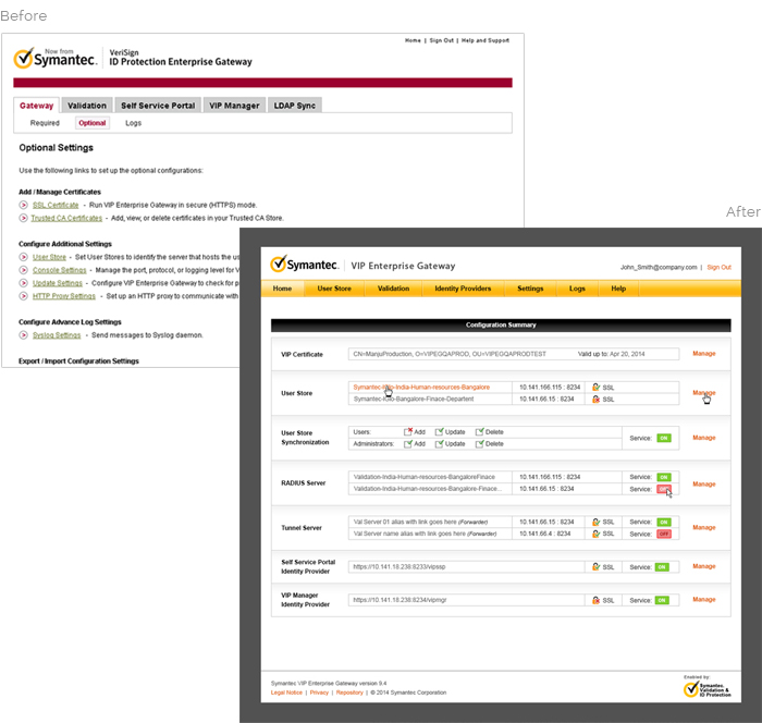 Symantec VIP Enterprise Gateway